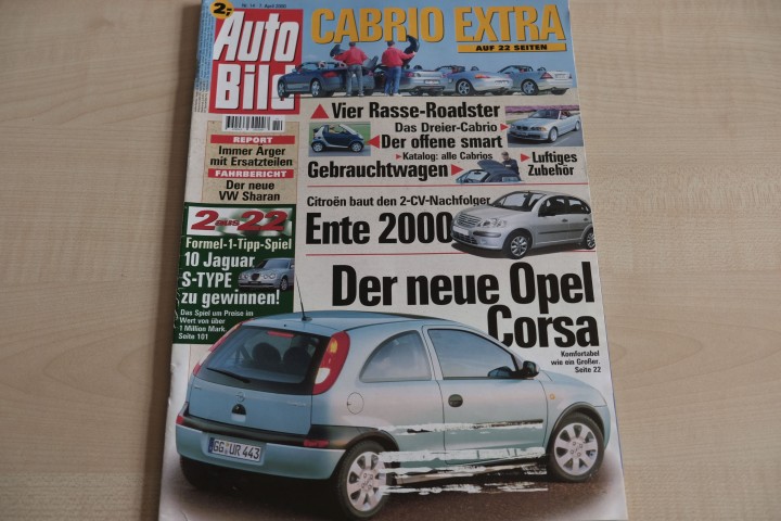 Deckblatt Auto Bild (14/2000)